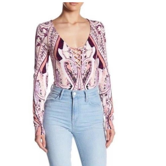 Free People Tops - Free People Women's Pick A Place Bodysuit Top